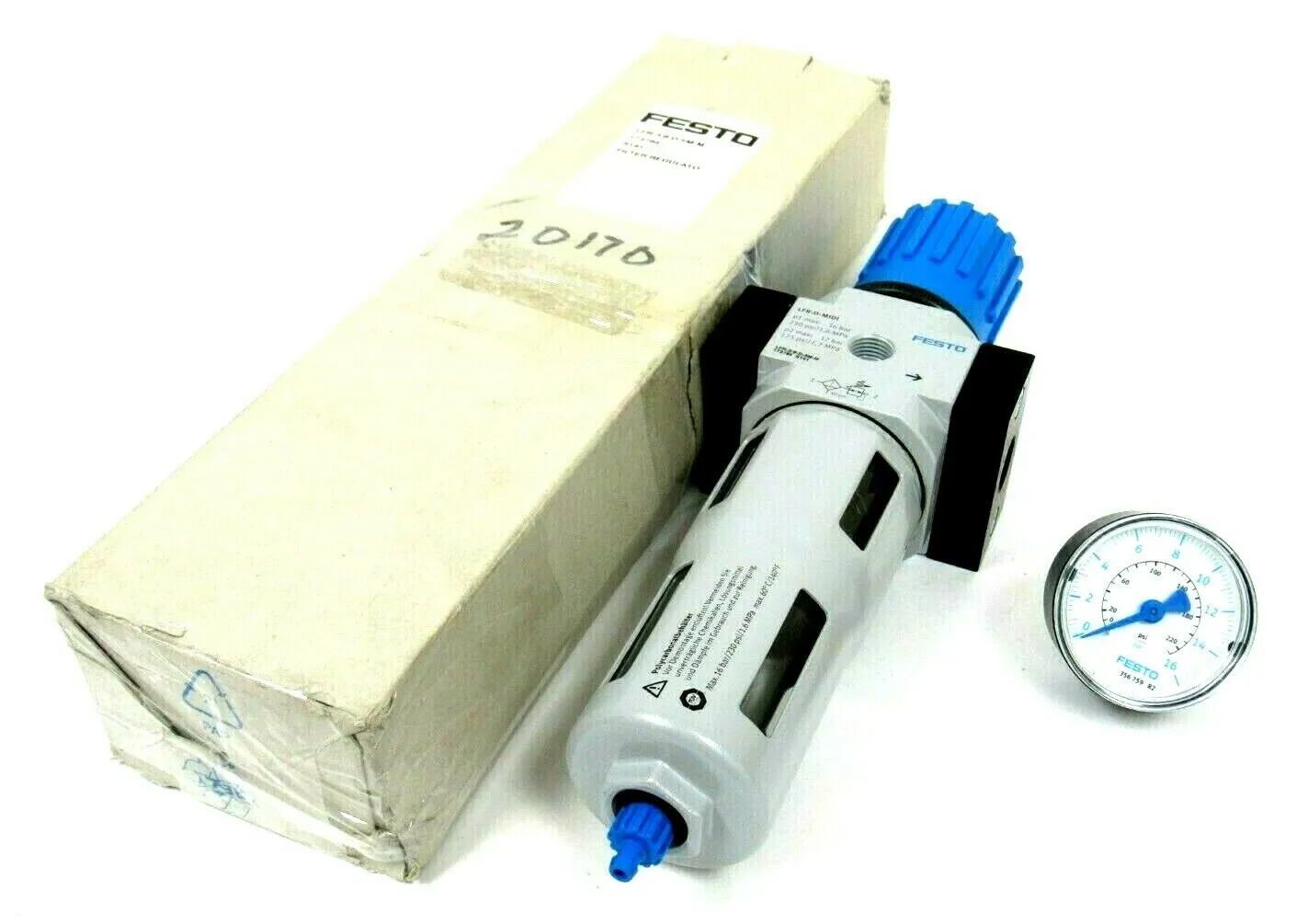 NEW FESTO LFR-3/8-D-5M-M FILTER REGULATOR LFR38D5MM 173784