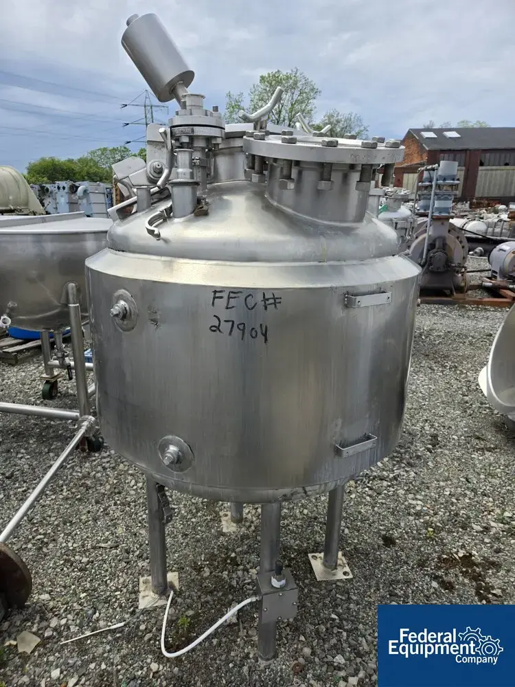 USED Vessel Craft 100 Gal Vessel Craft Reactor, 316 S/S, 50/50#