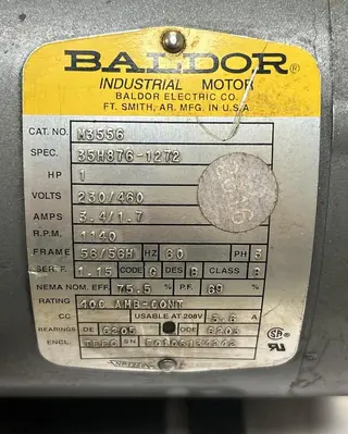 USED BALDOR M3556