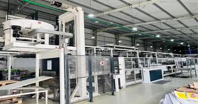 USED 2019 W&H CEMENT PAPER LINE MACHINE