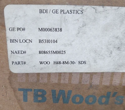 NEW TB WOODS MECHANICAL H48-8M-30-SDS