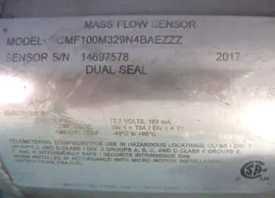 USED Micro Motion CMF100 M329N4BAEZZZ