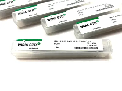 NEW WIDIA HAND TAP M8X1,25 D5 ANSI 4FL PLG HAND HSS 14798
