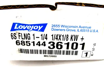 NEW LOVEJOY 6S FLANGE 1-1/4 685144 36101