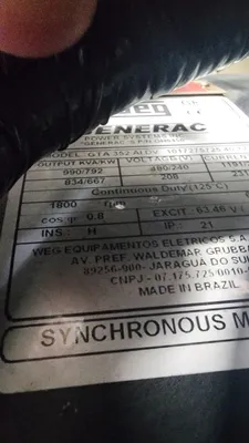 USED GENERAC 14742630100