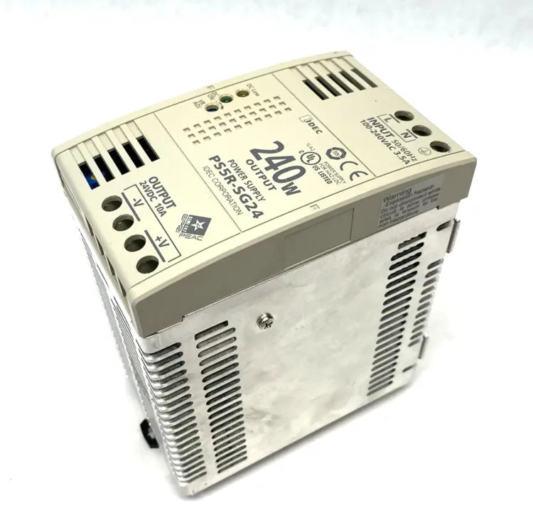 Used IDEC Power Supply DIN Rail Mount 240W 24VDC DIN Rail Power Supplies Michigan US | Maverick Industrial Sales #1396197