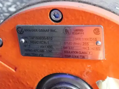 USED VAN DER GRAAF TM160B30610