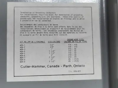 USED CUTLER-HAMMER AN30BG