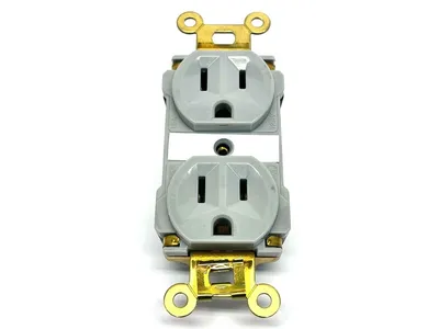 PT5262-AGRY | Pass & Seymour  Duplex Receptacle 15A 125V Grey - Used