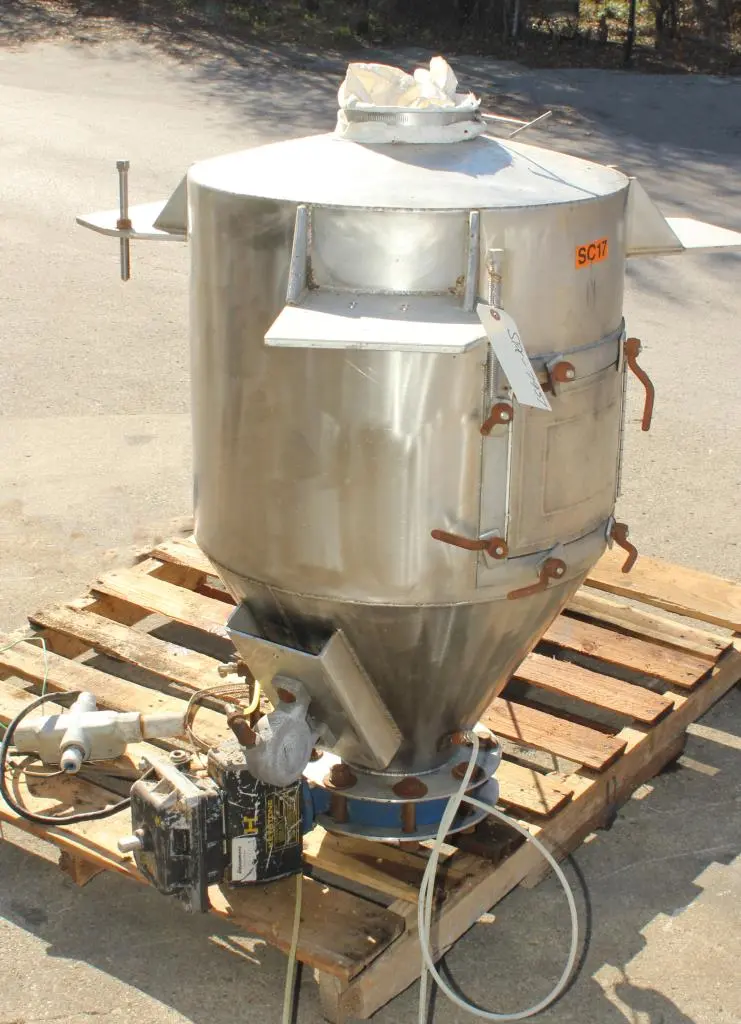 SPC7957  Bin Hopper Silo 5 cu.ft., bulk storage bin, Stainless Steel