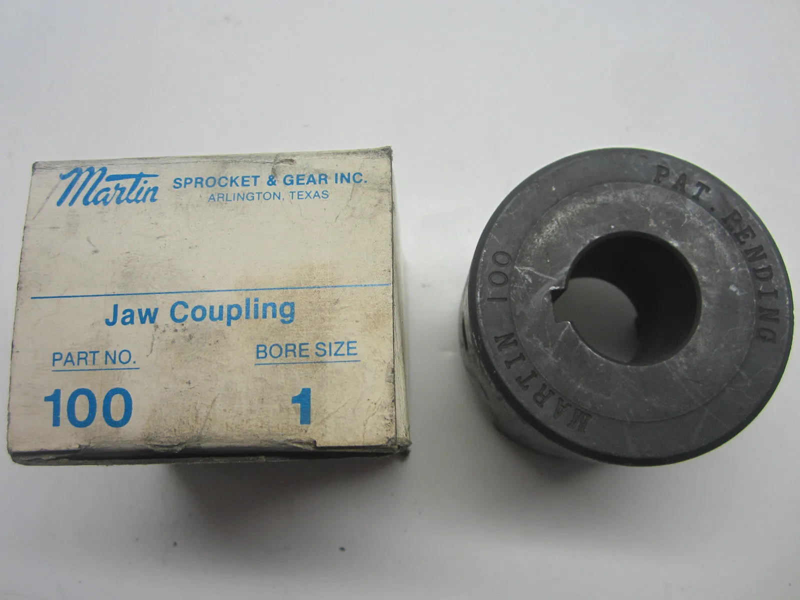 7 New Martin Sprocket 100 Jaw Coupling 1" Bore