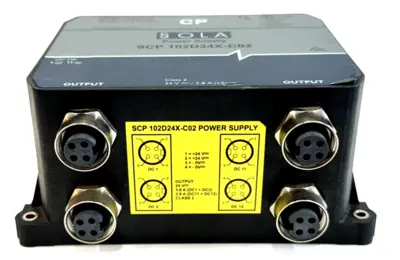 USED SOLA SCP102D24X-C02 POWER SUPPLY 50/60/400HZ SCP102D24XC02