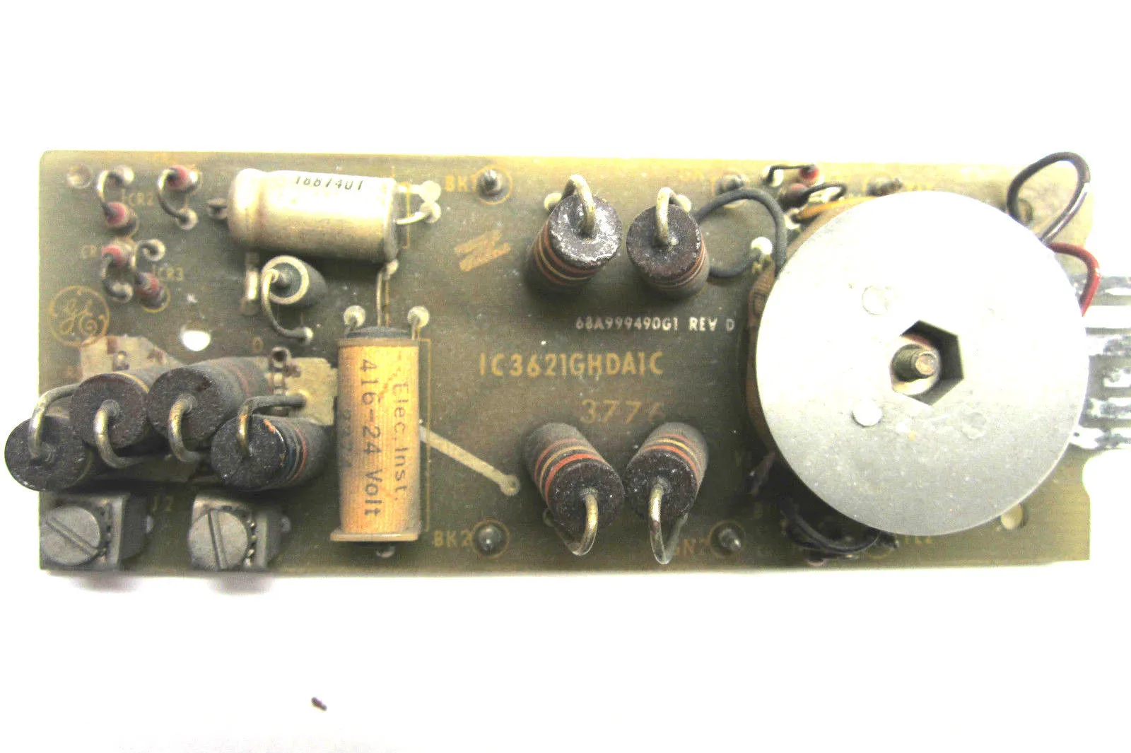USED GENERAL ELECTRIC IC3621GHDA1C CIRCUIT CARD