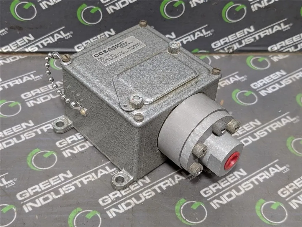 CCS 604GX2 Dual-Snap Pressure Switch 15 to 40 PSIG New