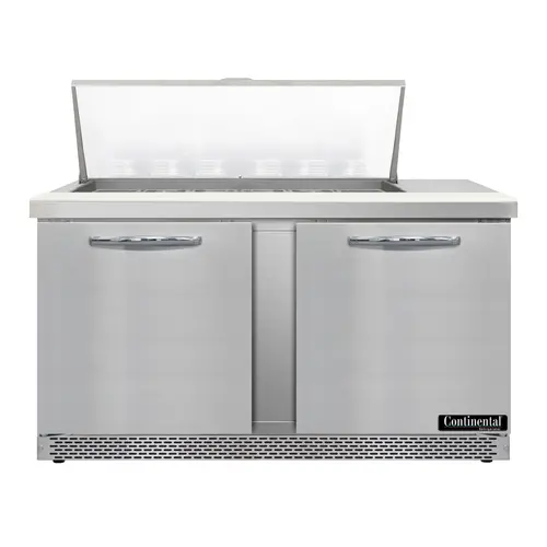 Continental D60N18M-FB 60" Designer Line Sandwich/salad Prep Table W/ Refrigerated Base, 115v