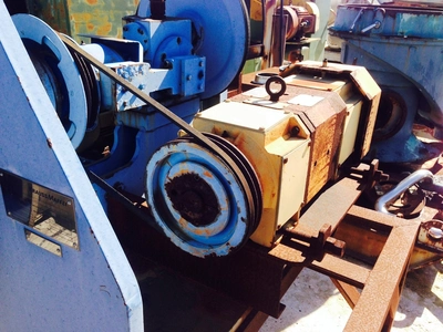 Krauss-Maffei SZ 21 single-stage pusher centrifuge, 316SS.