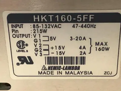 USED NEMIC-LAMBDA HKT160-5FF