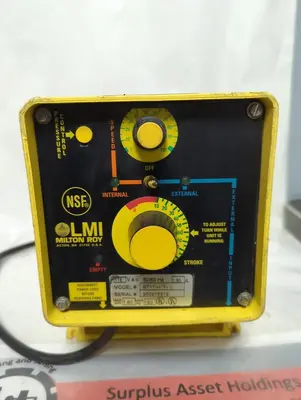 Used MILTON ROY B711-191S Pumps (Metering) Ohio US | Surplus Asset Holdings #1365759