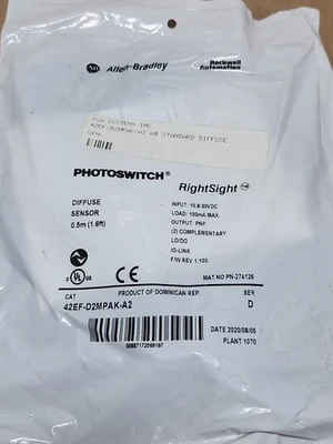 NEW Allen-Bradley 42EF-D2MPAK-A2