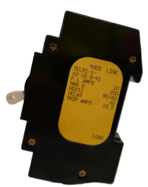 Airpax IELR1-1-62-1.00-91 DIN Rail Breaker 10A 250V [New]