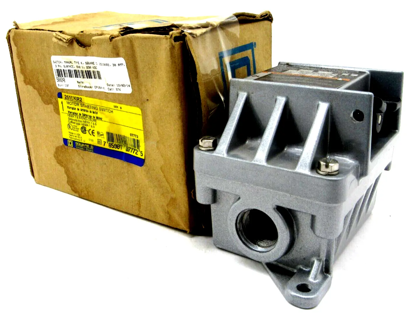 NEW SQUARE D 2510KR2 MOTOR STARTING SWITCH