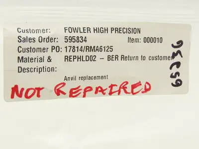 Used FOWLER BOWERS _UNKNOWN_ Tooling & Accessories (Other) Indiana US | Arrow Industrial #1249943