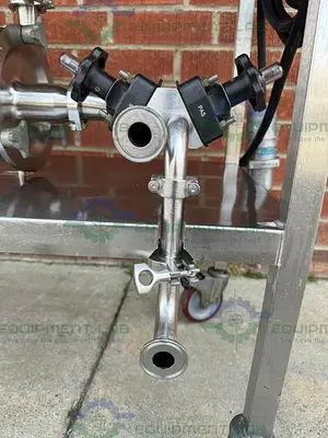 Stainless Steel  CIP Cart w/ Fristam FPX721-140 Centrifugal Pump, 1 HP