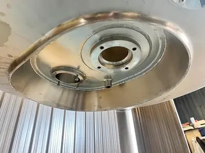 Used 264 Gallon Jacketed Tank (Reactor), 316L Stainless Steel, Insulated, Full Vacuum