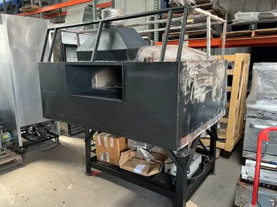 75-0323 New York Brick Oven Fire Show Series 125 Gas Rotating Pizza Oven
