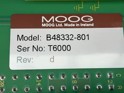 Used MOOG B48332801 Servo Controller Parts Ohio US | HGR 24 #1572070