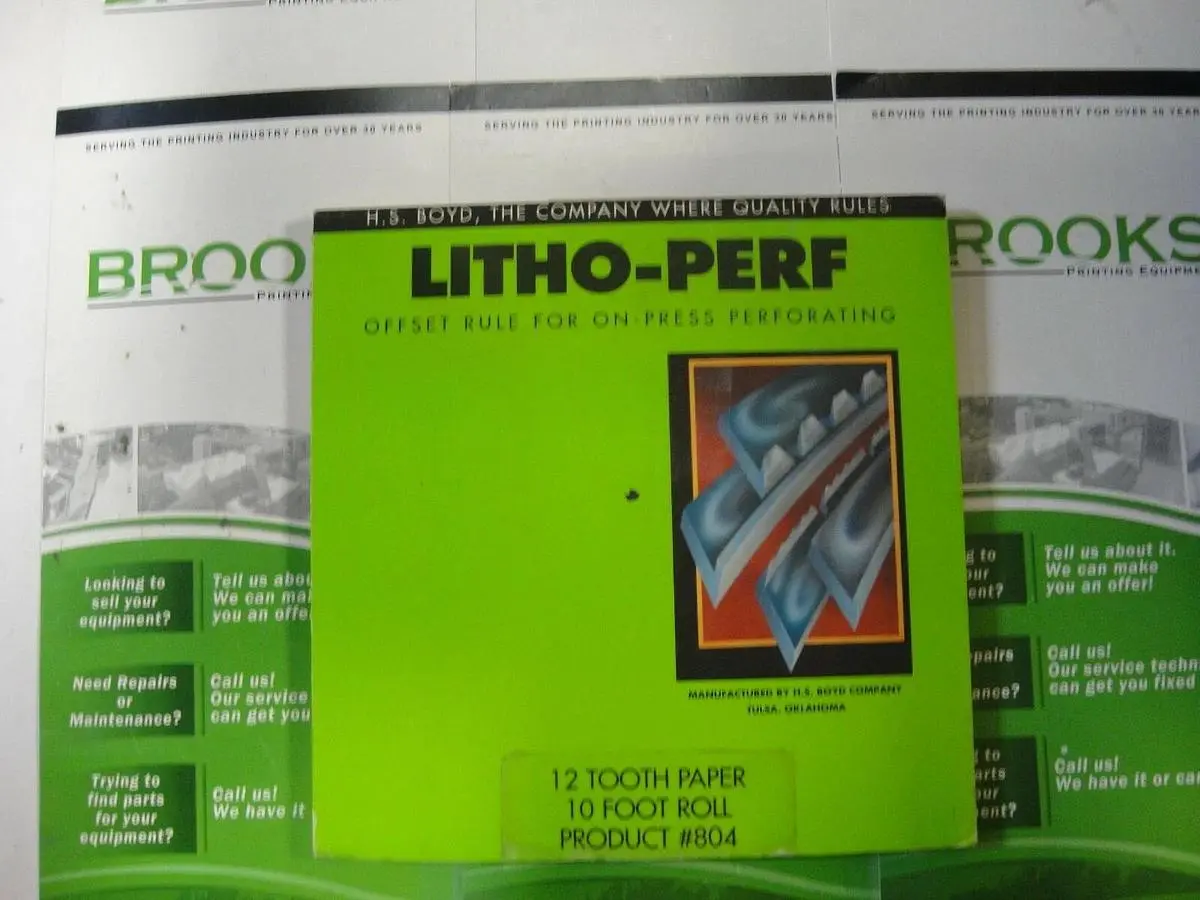 USED LITHO-PERF 804