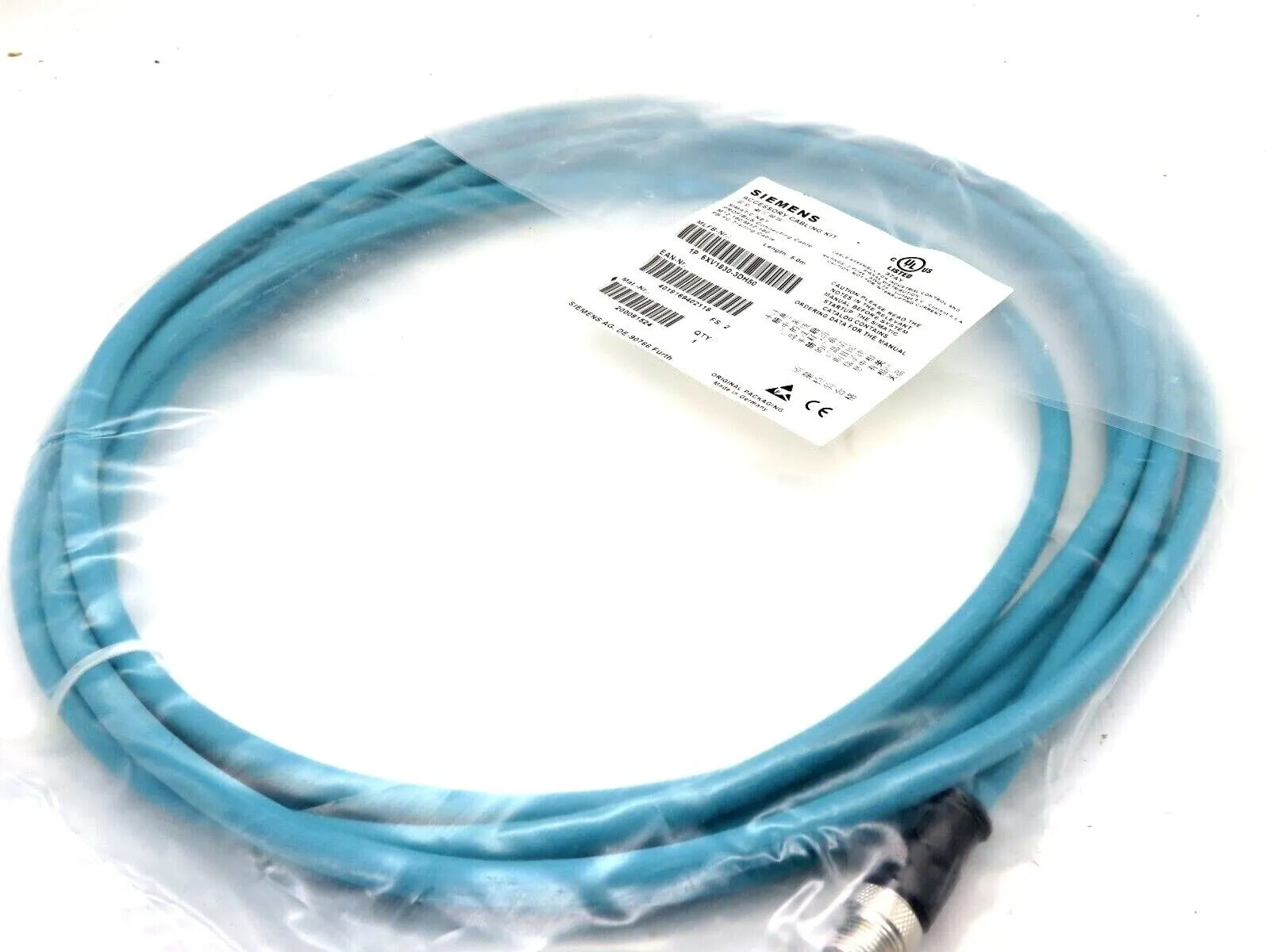 NEW SIEMENS 6XV1830-3DH50 PROFIBUS CONNECTING CABLE 6XV18303DH50