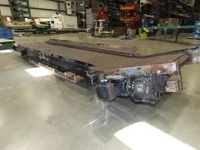 Turbo Systems 40"x 14' CNC Scrap Chip Conveyor Low Profile 230/460V 3PH 10FPM