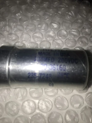 * New Mallory 235-7248 125MFD 200VDC Capacitor 20-36160 #