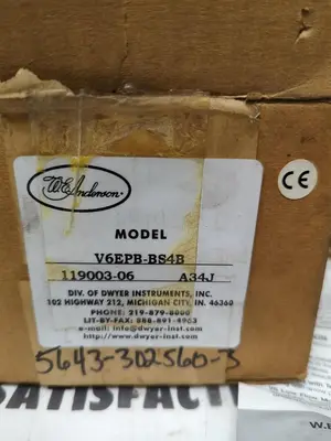 New | in-Stock ANDERSON V6EPB-BS4B Relays & Switches | Surplus Asset Holdings #1205706