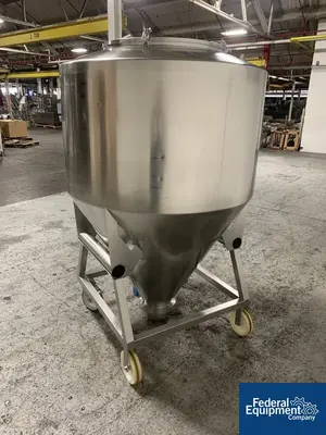 USED L.B. Bohle 1,400 Liter LB Bohle Bin, S/S