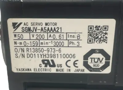 NEW YASKWA SGMJV-A5AAA21 SERVO MOTOR SGMJVA5AAA21