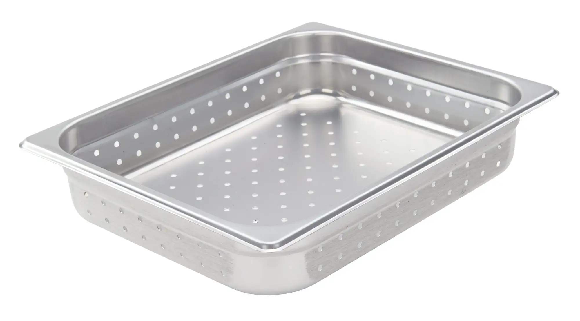 Perforated Steam Pan, Half Size 2-1/2"D, 22 Ga S/S (12 Each)