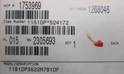 NEW ROSEMOUNT 1151DP3S22M7B1DF PRESSURE TRANSMITTER