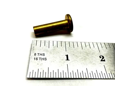 5/16" Dia 1-1/8" Long Solid Flat Head Rivet LOT OF 1000 APPROX - New Other