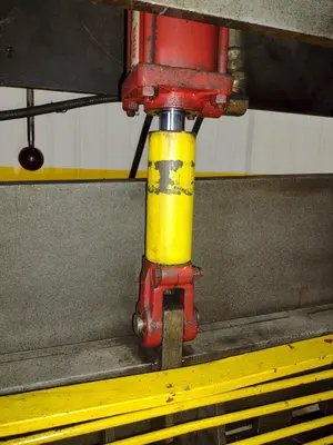 6' x 3/8" HTC MODEL #375-6S HYDRAULIC SHEAR: STOCK #21236