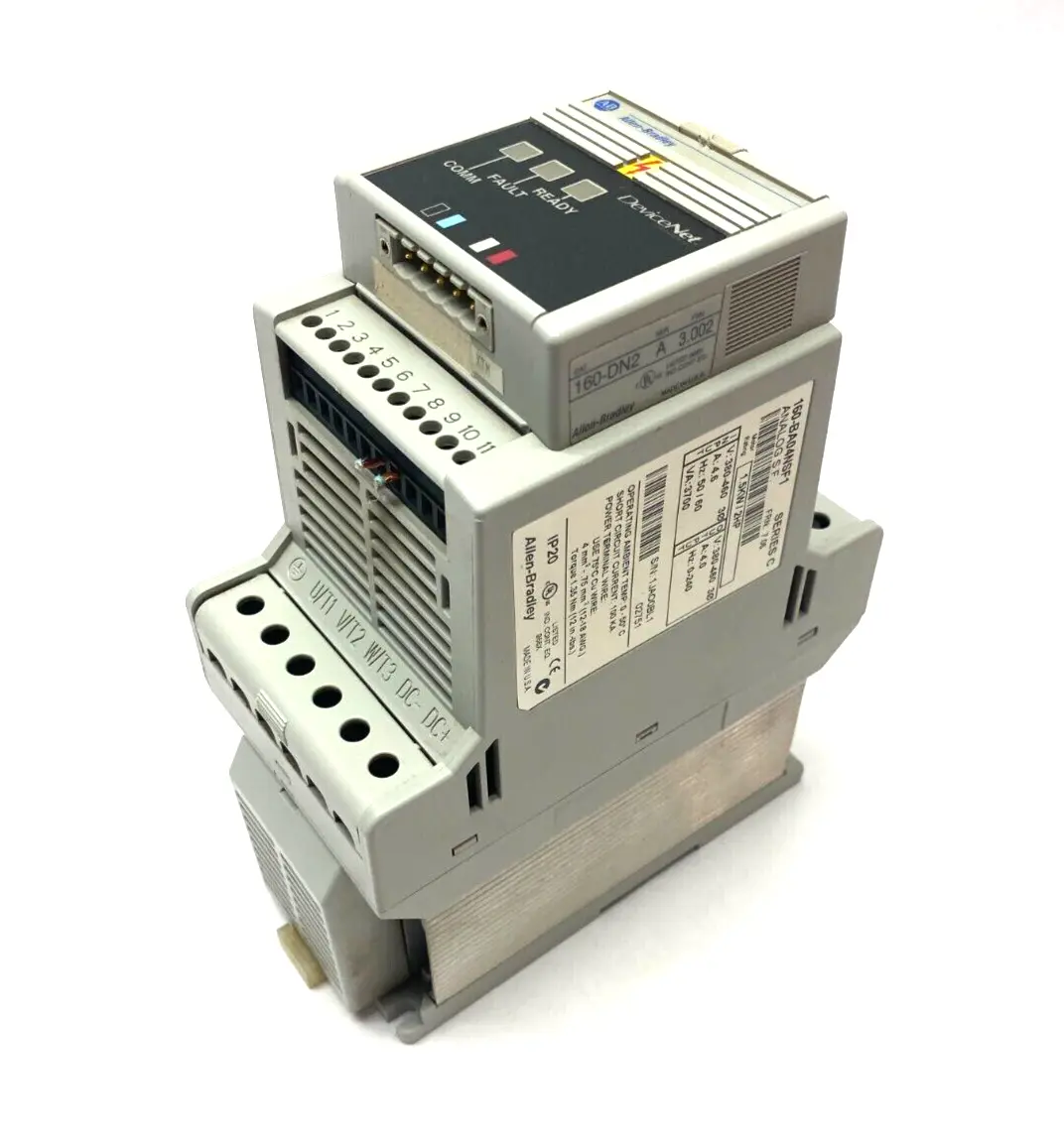 USED ALLEN-BRADLEY SER. C DEVICENET PRESET SPEED CONTROLLER 2HP 1.5KW