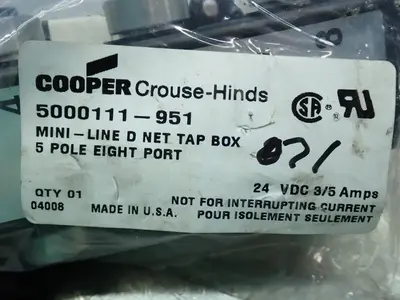 New | in-Stock COOPER CROUSEHINDS 5000111951 Electrical Boxes Ohio US | HGR 24 #869662