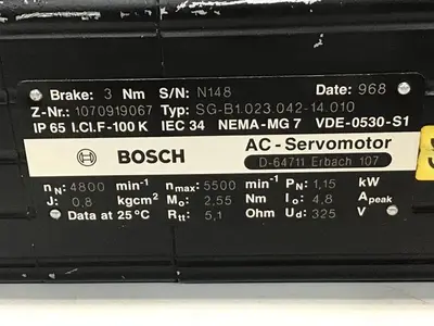 USED BOSCH SG-B102304214010