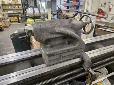 28" X 126" AMERICAN PACEMAKER ENGINE LATHE 2-1/8" HOLE: STOCK #23510