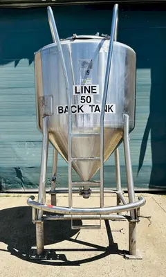 USED 1994 INOX S.S. V-BOTTOM STORAGE TANKS