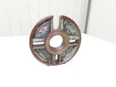 Slotted Lathe Dog Drive Face Plate Cast Iron 	2-3/4-5 Direct Screw 9"OD