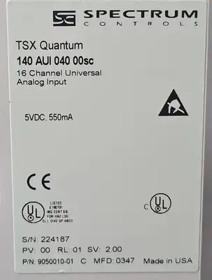 Used Schneider Schneider 140AUI04000SC Input / Output Modules South Carolina US | Palmetto Automation #1158889