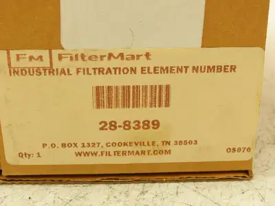 New | in-Stock FILTERMART _UNKNOWN_ Parts (Hydraulics and Pneumatics) | Arrow Industrial #636411