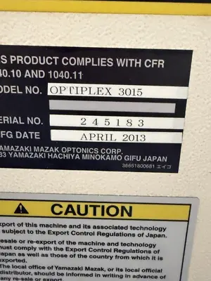Used 2013 MAZAK OPTIPLEX 3015 CO2 Laser Cutters Minnesota US | Source Machinery Sales #1356983
